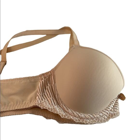 Wacoal La Femme Underwire Sand T-Shirt Bra 853117 32C - Picture 3 of 4